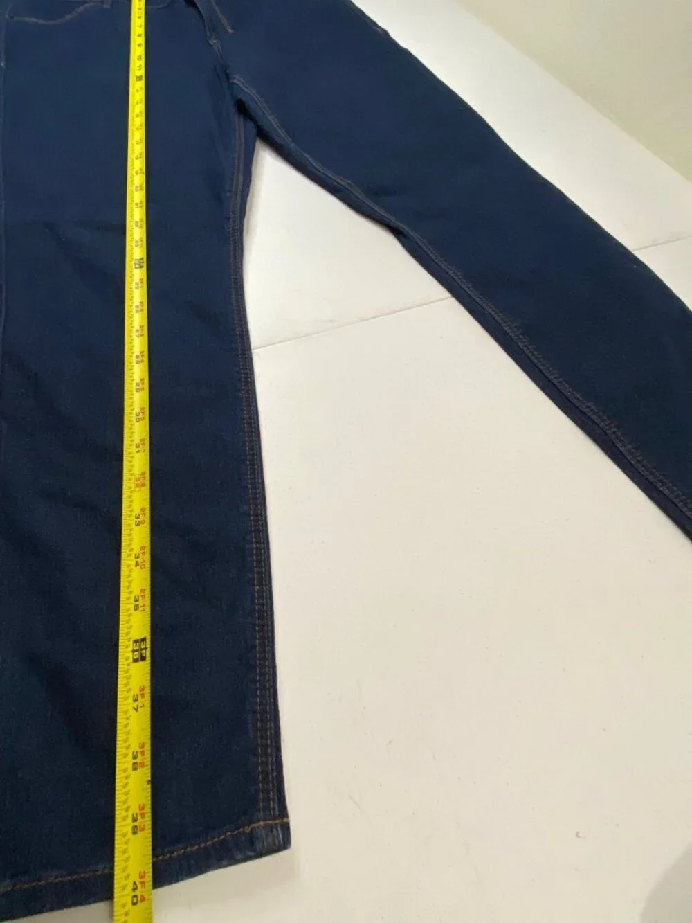 Old Navy Rockstar Super Skinny Dark Blue Denim Jeans Women’s Size 12 Regular - Picture 5 of 8